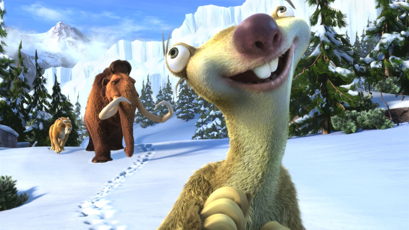 Ice Age 4: Continental Drift 冰川时代4：大陆漂移 高清壁纸2 - 1366x768