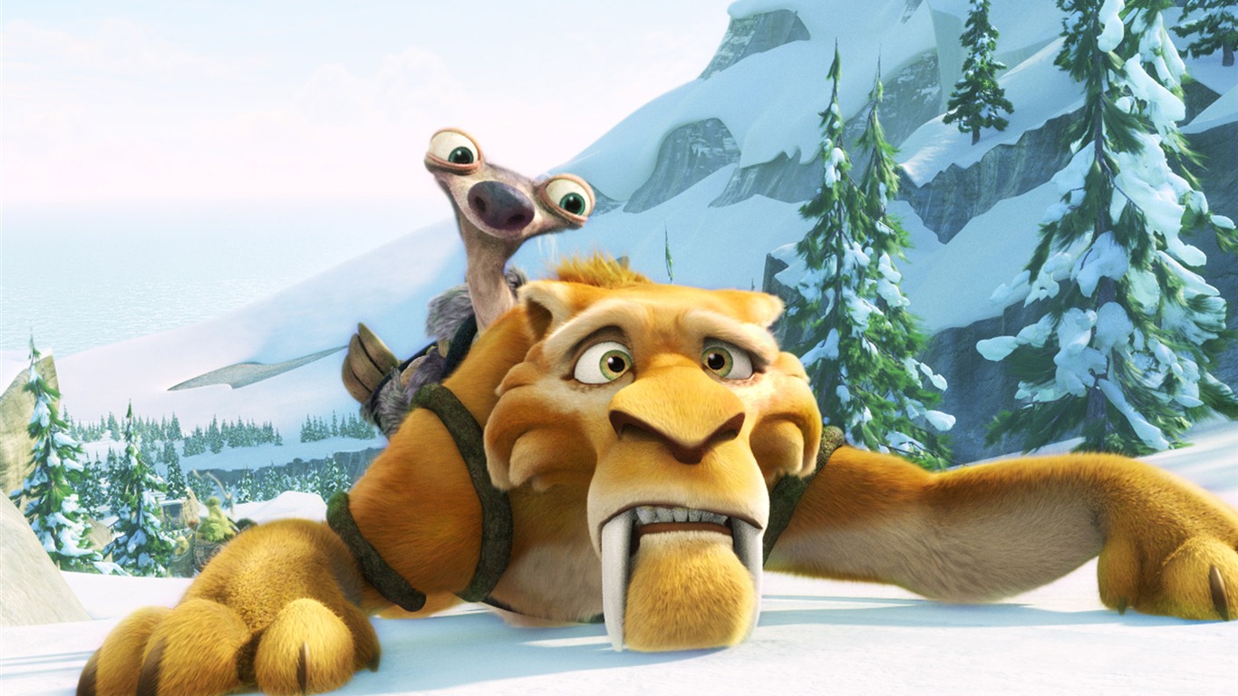 Ice Age 4: Continental Drift 冰川時代4：大陸漂移高清壁紙 #3 - 1366x768