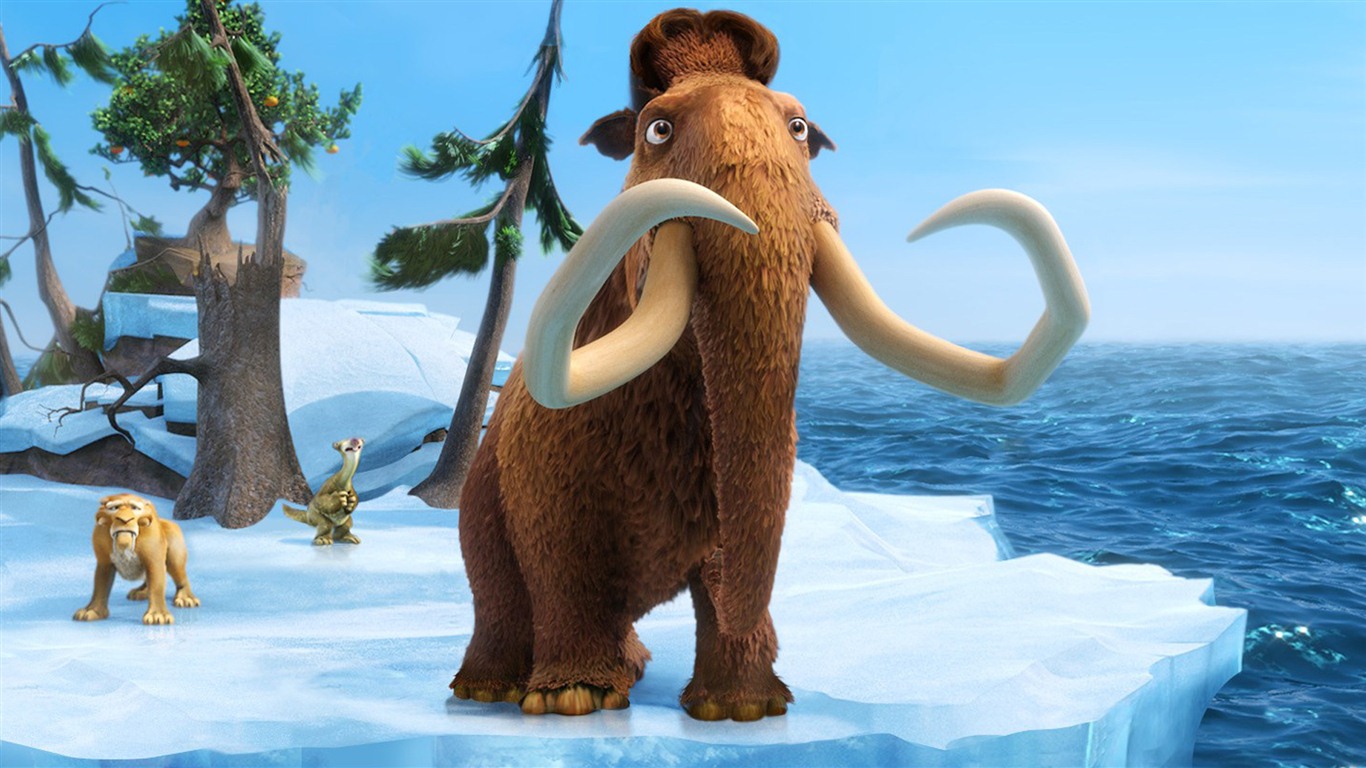 Ice Age 4: Continental Drift 冰川時代4：大陸漂移高清壁紙 #11 - 1366x768