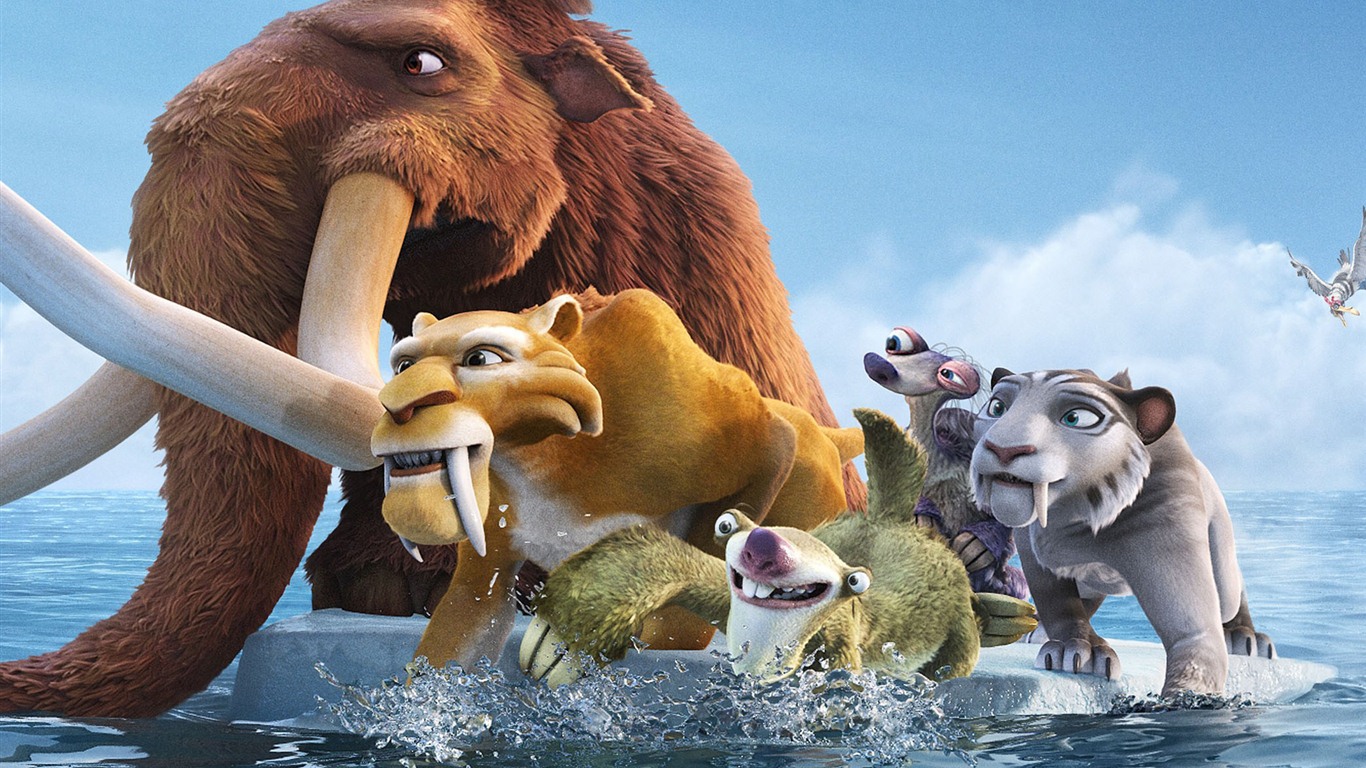 Ice Age 4: Continental Drift HD wallpapers #12 - 1366x768
