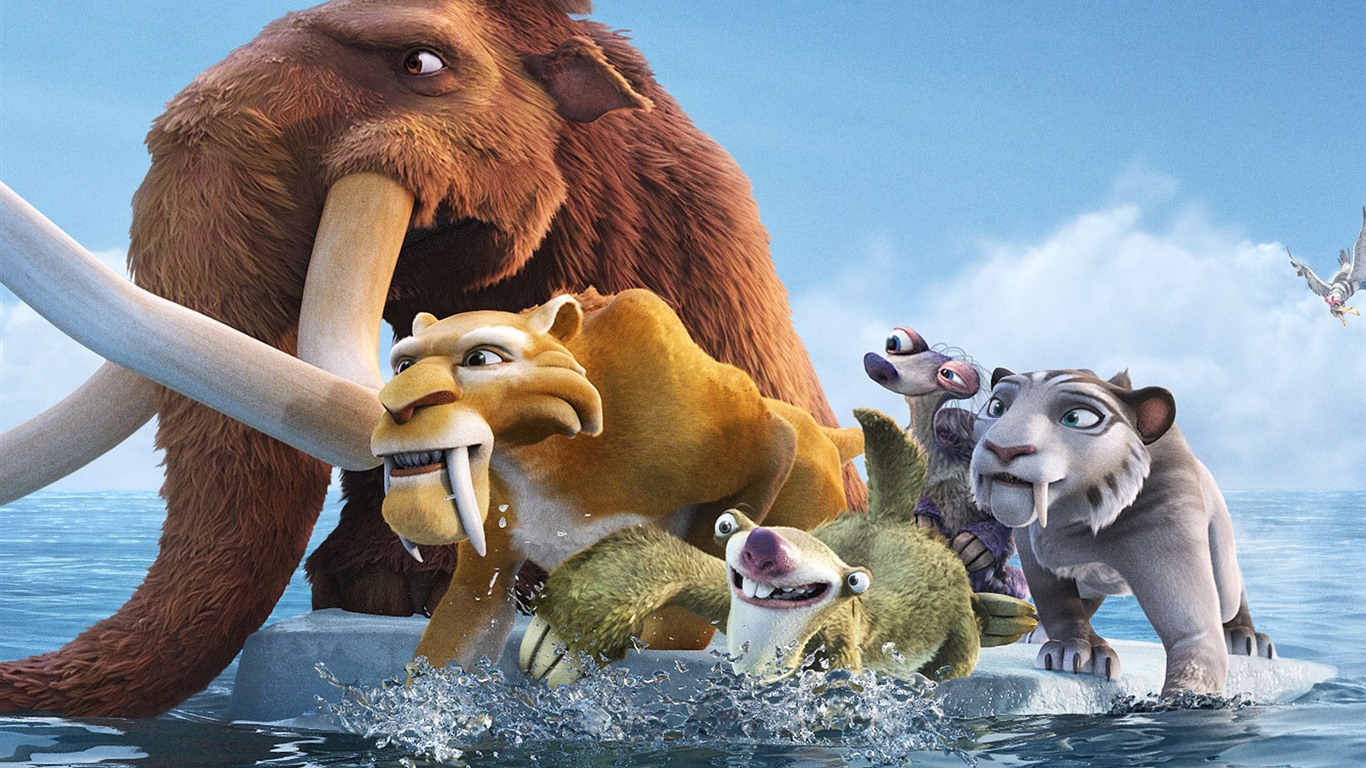 Ice Age 4: Continental Drift 冰川時代4：大陸漂移高清壁紙 #12 - 1366x768