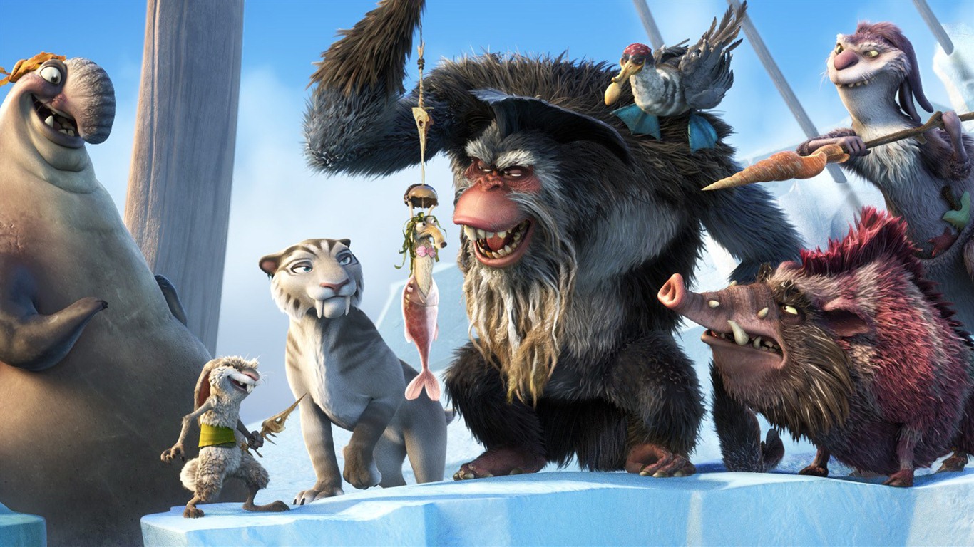 Ice Age 4: Continental Drift HD Wallpaper #13 - 1366x768