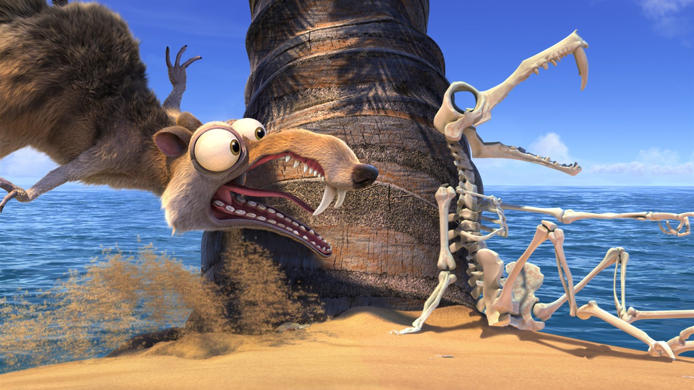 Ice Age 4: Continental Drift 冰川时代4：大陆漂移 高清壁纸14 - 1366x768