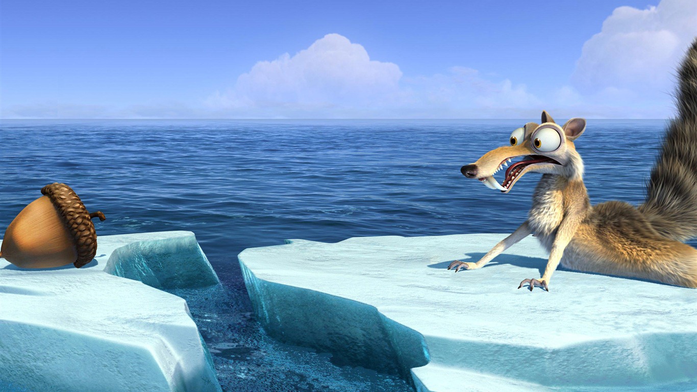 Ice Age 4: Continental Drift 冰川時代4：大陸漂移高清壁紙 #15 - 1366x768