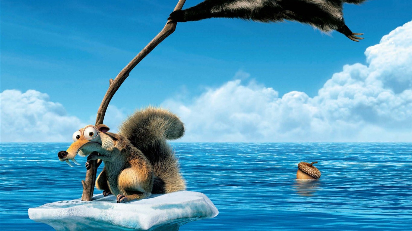 Ice Age 4: Continental Drift 冰川時代4：大陸漂移高清壁紙 #16 - 1366x768