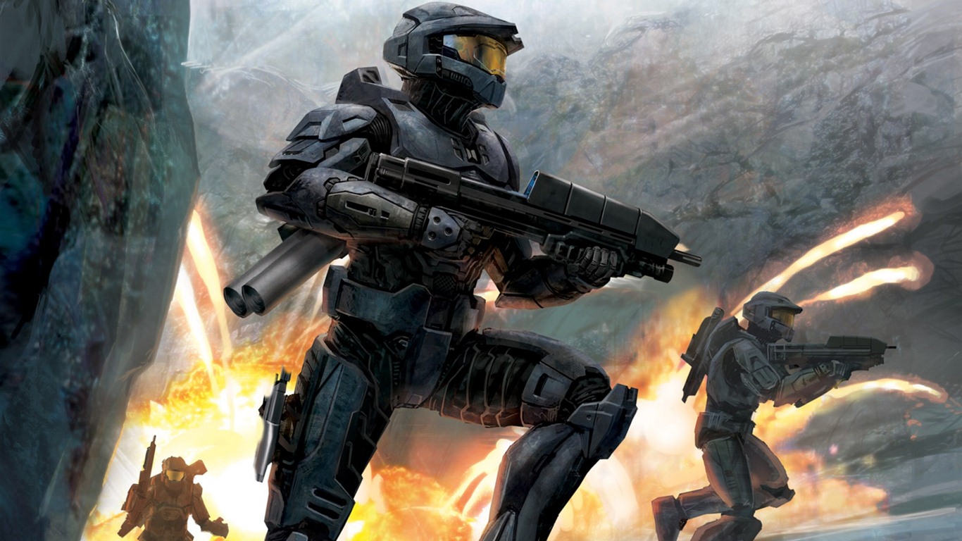 Halo 光暈 遊戲高清壁紙 #4 - 1366x768