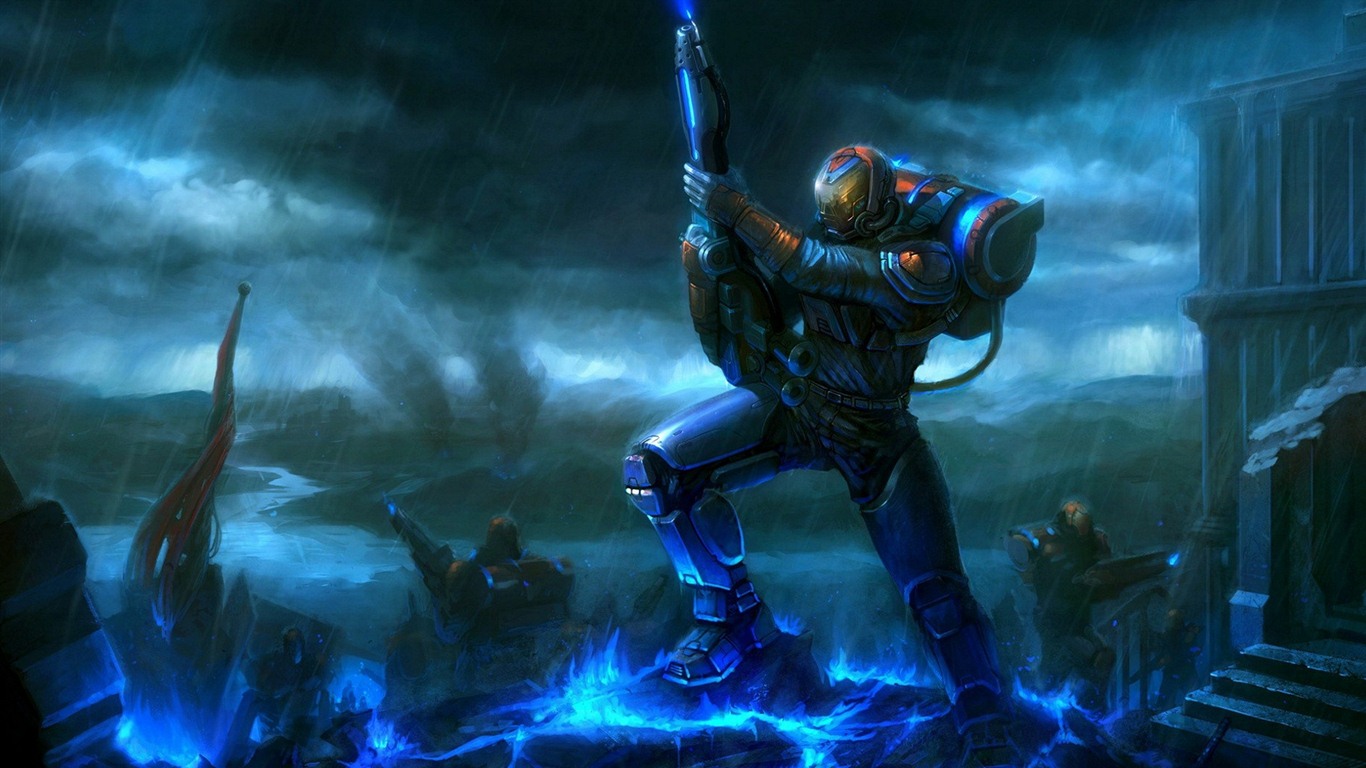 Halo 光暈 遊戲高清壁紙 #6 - 1366x768