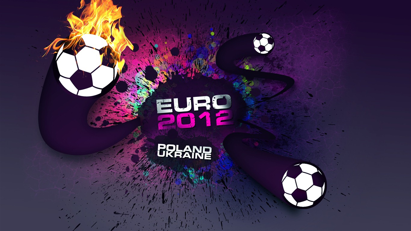 UEFA EURO 2012 欧洲足球锦标赛 高清壁纸(一)17 - 1366x768