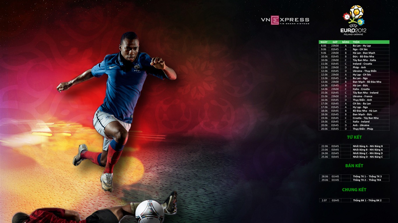 UEFA EURO 2012年歐錦賽高清壁紙(二) #18 - 1366x768