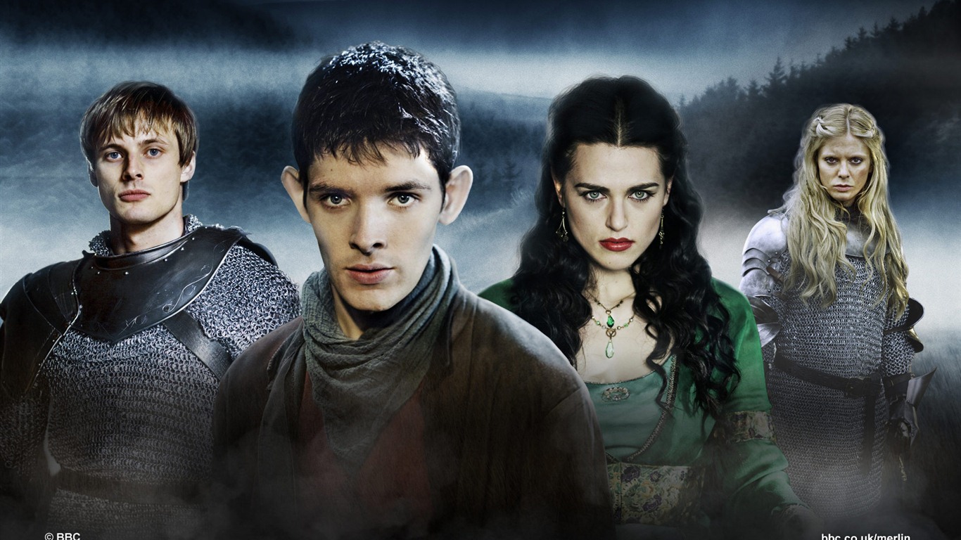 Merlin TV Series 梅林傳奇 電視連續劇 高清壁紙 #3 - 1366x768