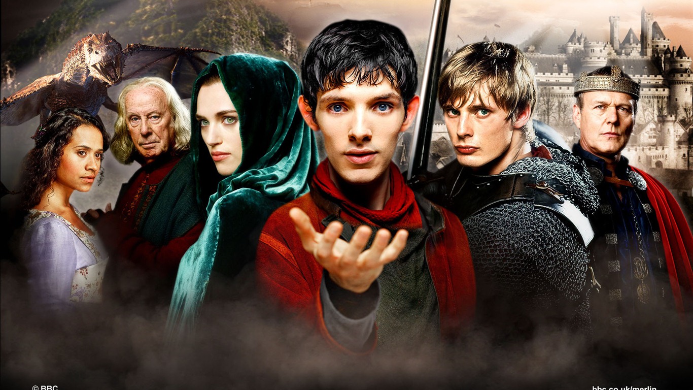 Merlin TV Series 梅林传奇 电视连续剧 高清壁纸26 - 1366x768