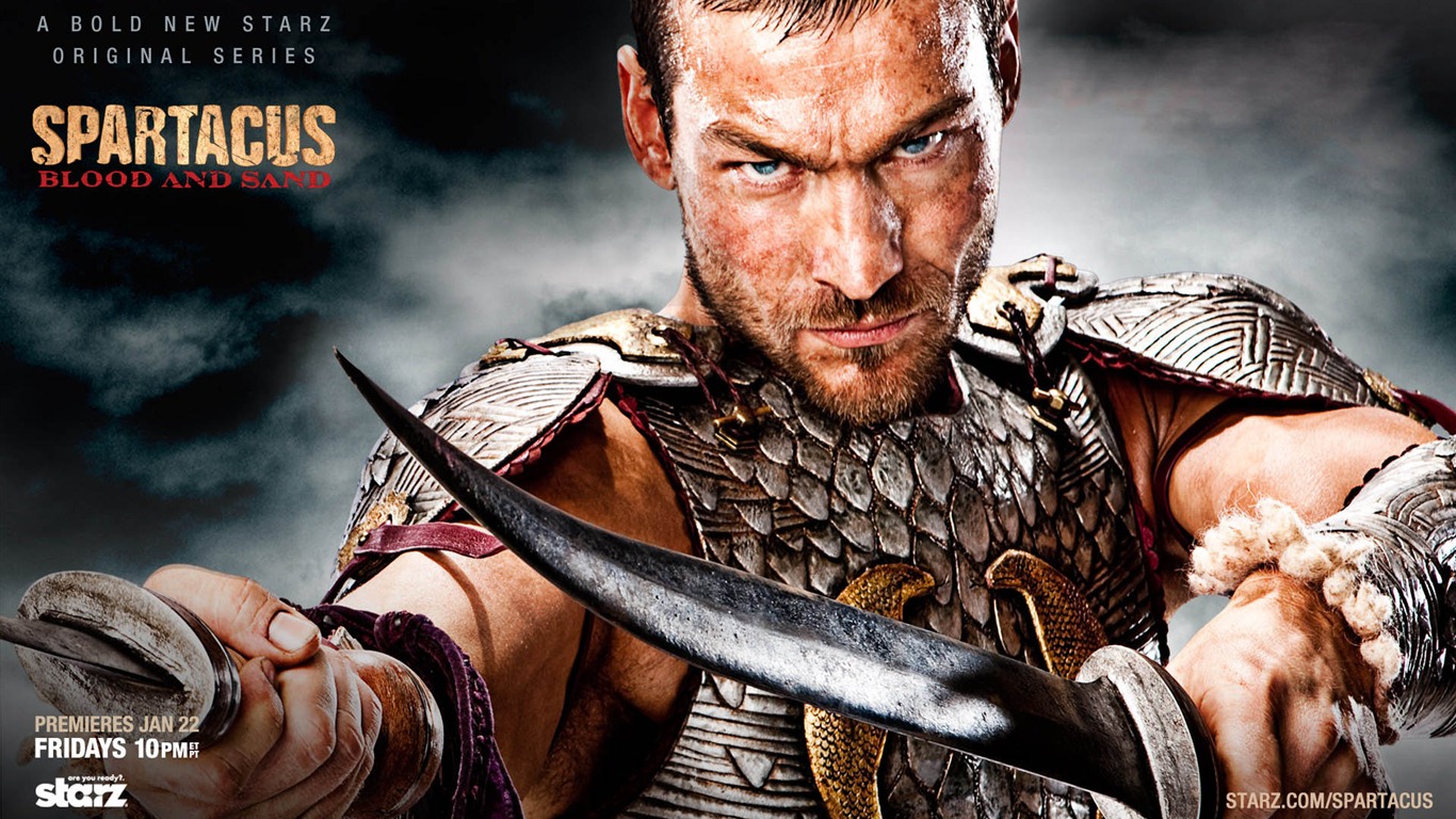 Spartacus: Blood and Sand HD tapety na plochu #1 - 1366x768