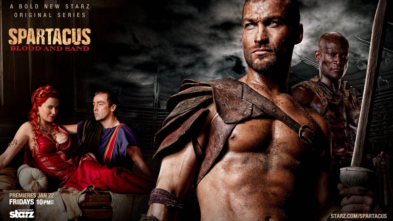 Spartacus: Blood and Sand HD tapety na plochu #7 - 1366x768