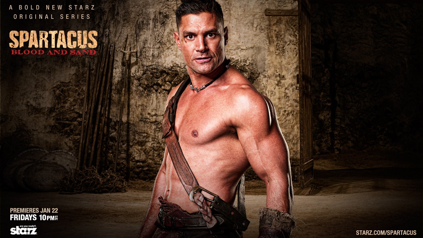 Spartacus: Blood and Sand HD tapety na plochu #8 - 1366x768