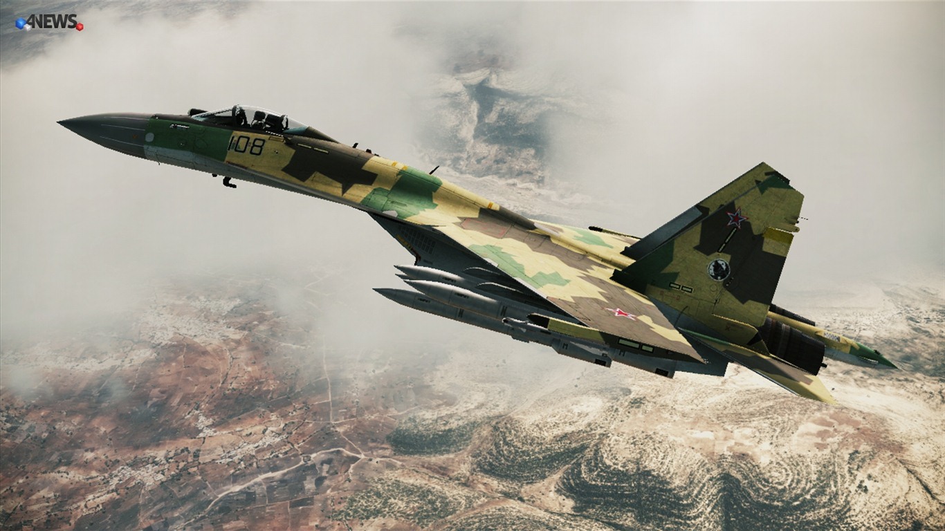 Ace Combat: Assault Horizo​​n 皇牌空戰7：突擊地平線高清壁紙 #5 - 1366x768