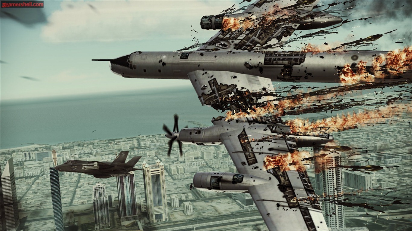 Ace Combat: Assault Horizo​​n 皇牌空戰7：突擊地平線高清壁紙 #19 - 1366x768