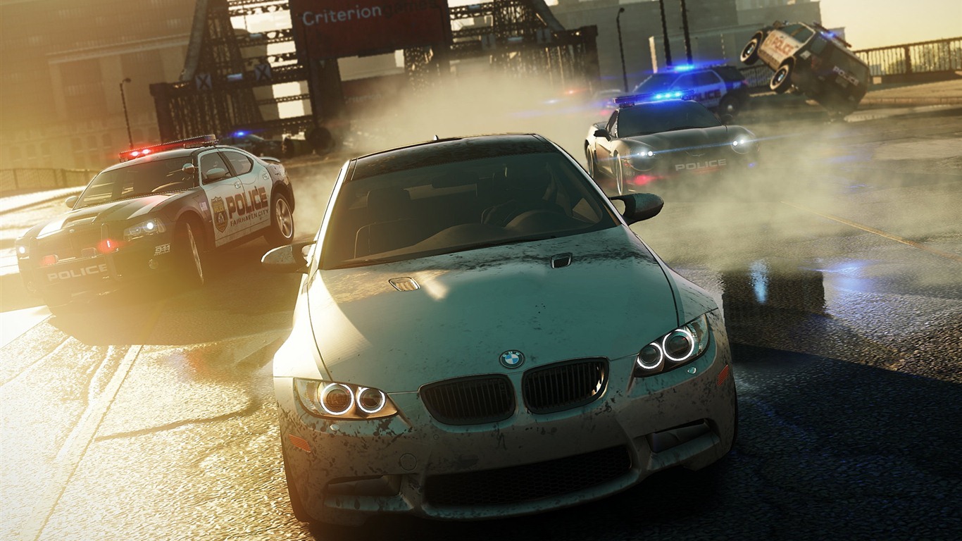 Need for Speed​​: Most Wanted 極品飛車17：最高通緝高清壁紙 #19 - 1366x768