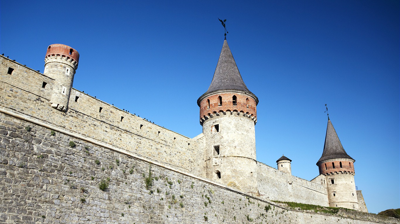 Windows 7 Wallpapers: Châteaux d'Europe #21 - 1366x768