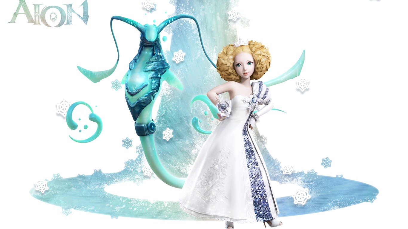Aion beautiful girls HD wallpapers (1) #18 - 1366x768