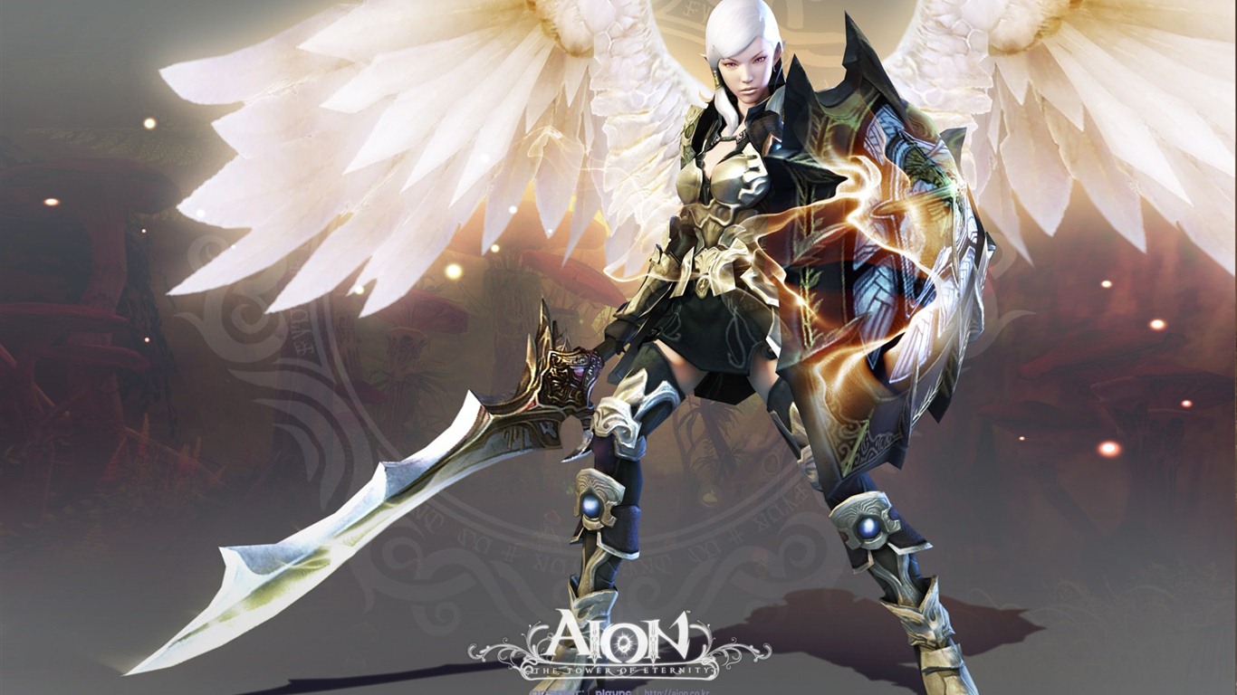 Aion hermosas niñas HD Fondos de pantalla (2) #18 - 1366x768