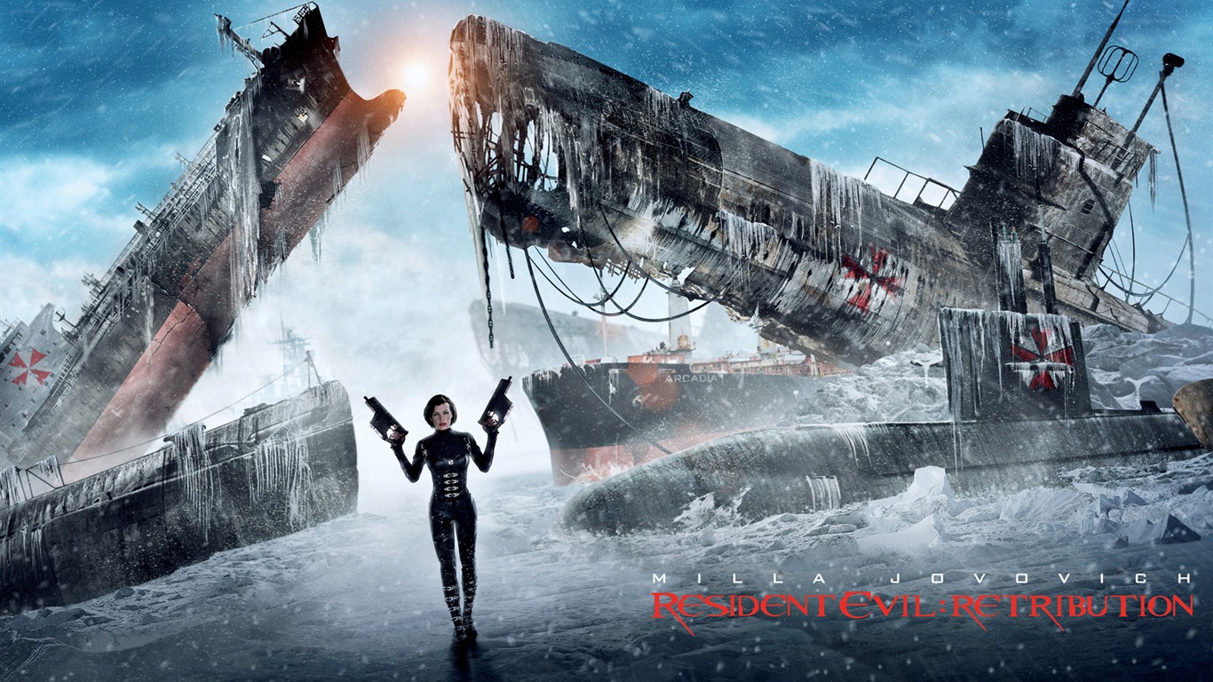 esident Evil: Retribution fonds d'écran HD #8 - 1366x768