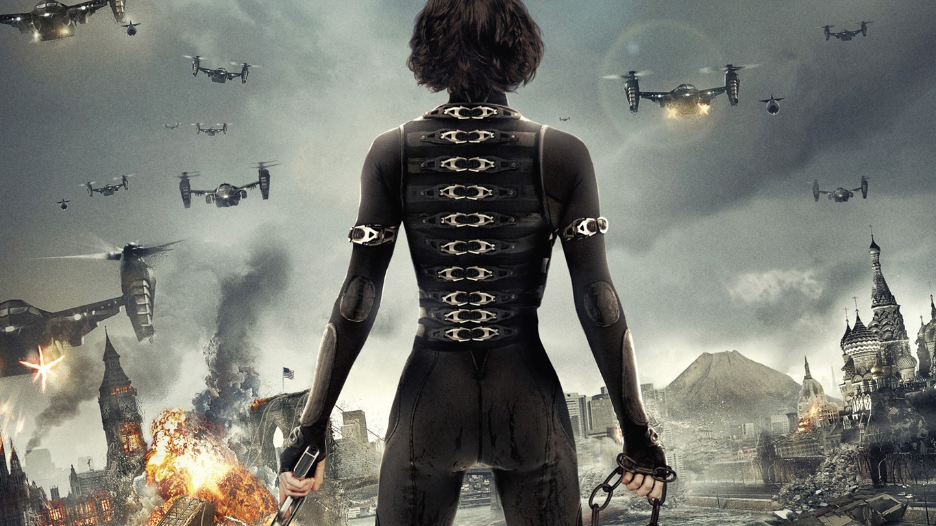 Resident Evil: Retribution HD tapety na plochu #9 - 1366x768