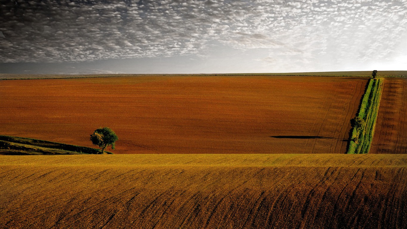 Windows 7 Wallpapers: allemand Paysages Photographie #3 - 1366x768