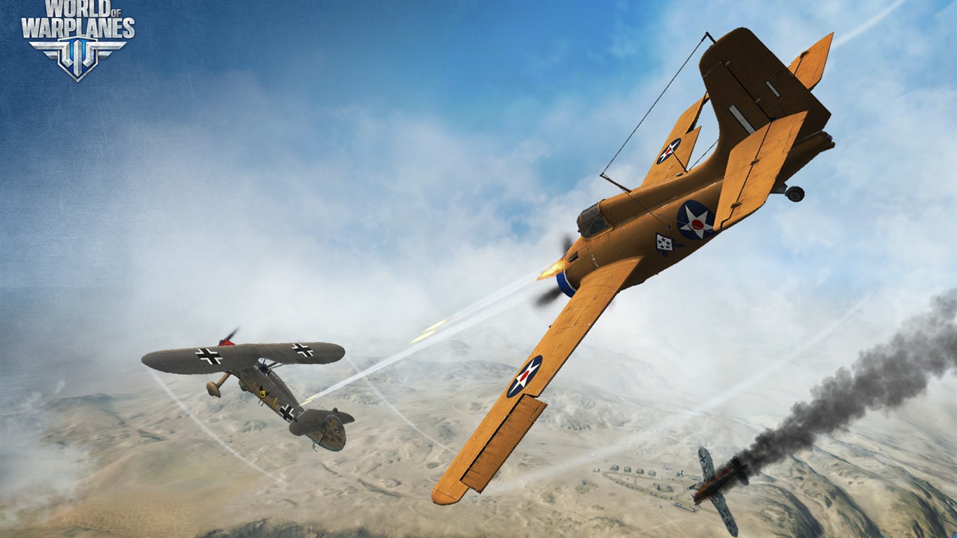 World of Warplanes 戰機世界 遊戲壁紙 #4 - 1366x768