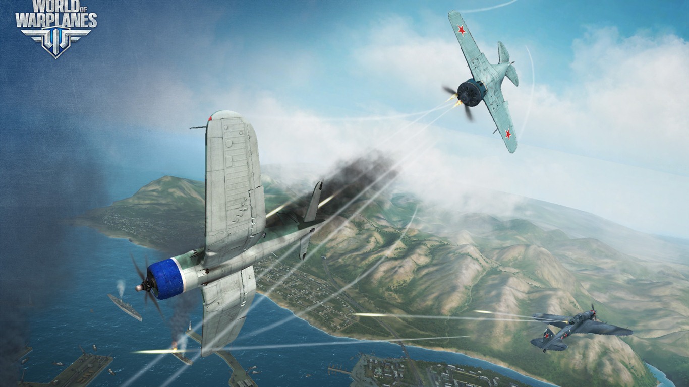 World of Warplanes 战机世界 游戏壁纸5 - 1366x768