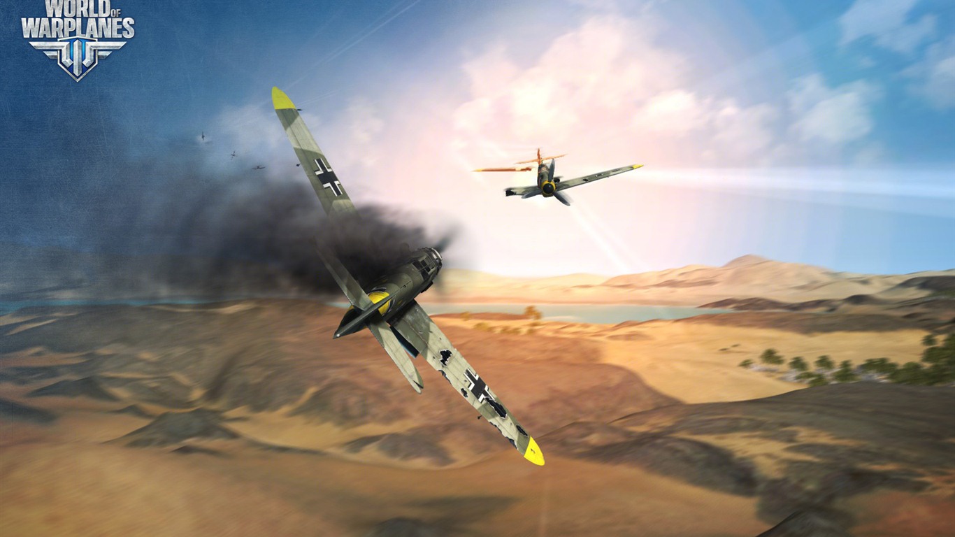 World of Warplanes game wallpapers #8 - 1366x768