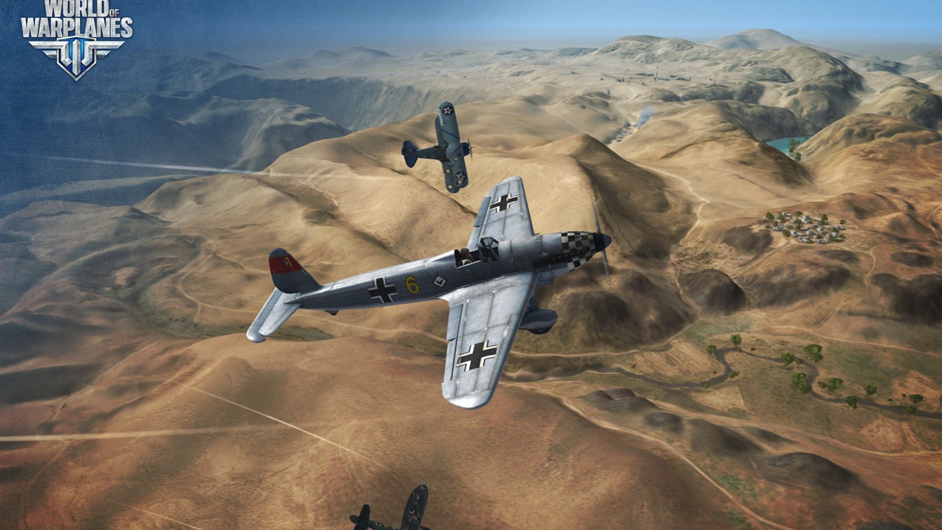 World of Warplanes game wallpapers #12 - 1366x768
