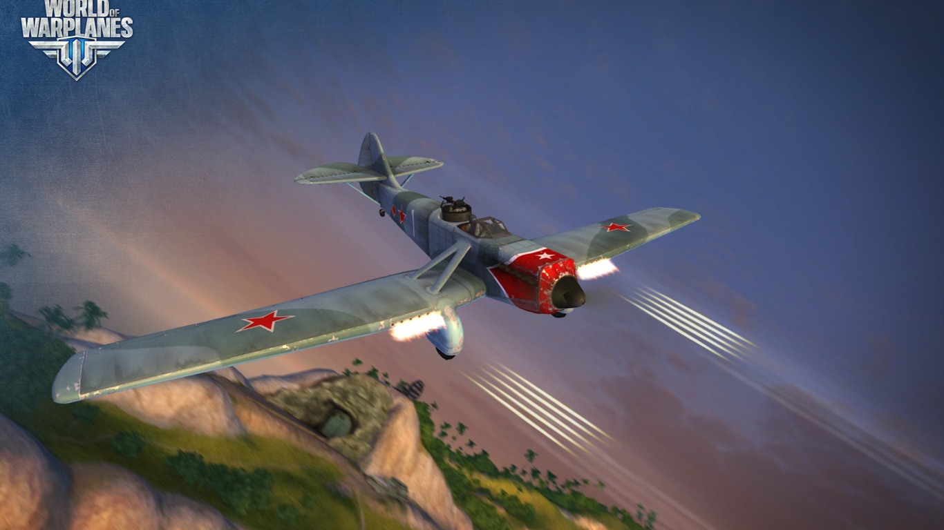 World of Warplanes 戰機世界 遊戲壁紙 #15 - 1366x768