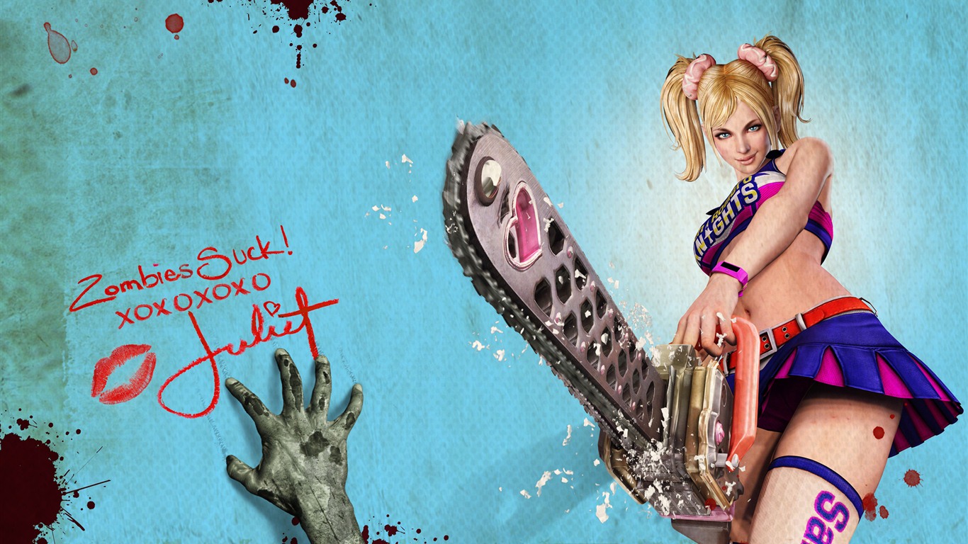 Lollipop Chainsaw HD wallpapers #2 - 1366x768