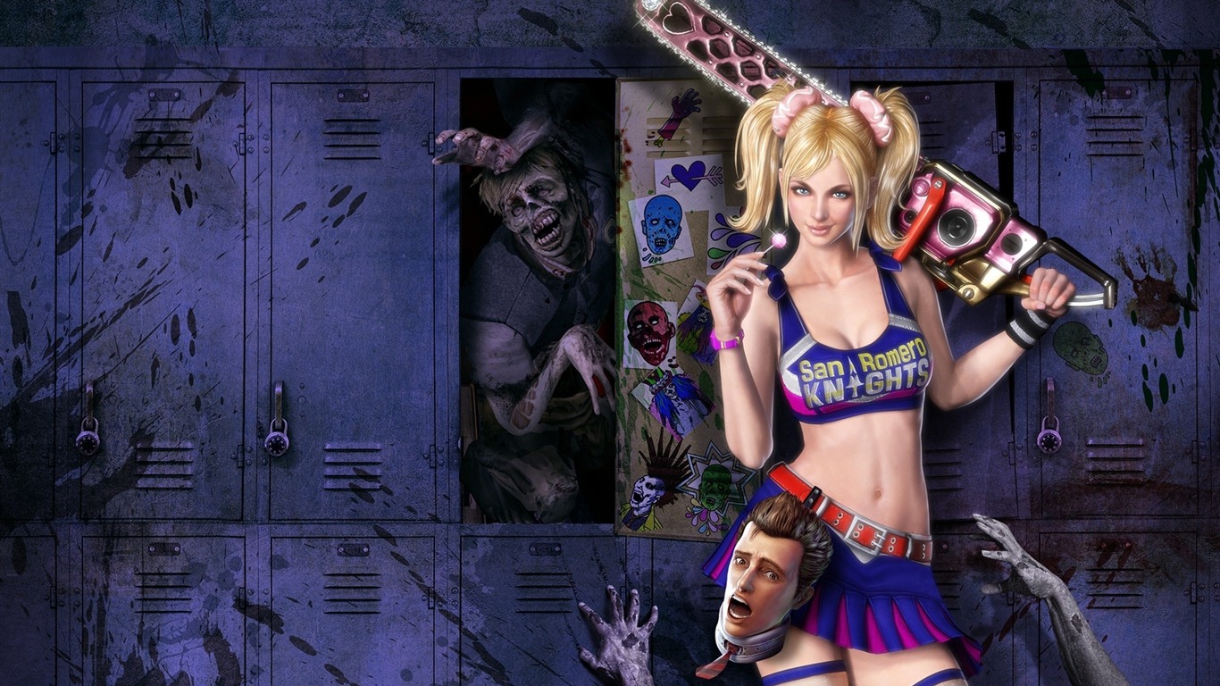 Lollipop Chainsaw fonds d'écran HD #3 - 1366x768