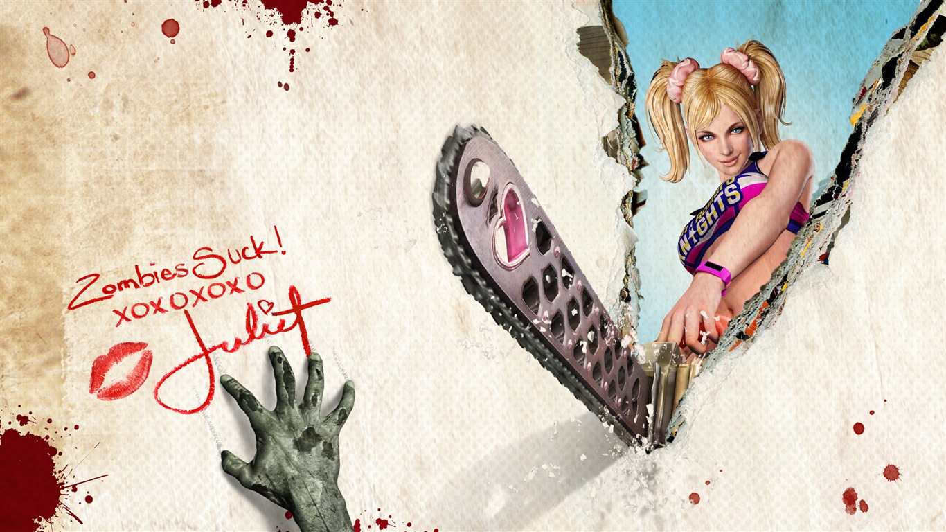 Lollipop Chainsaw HD tapety na plochu #10 - 1366x768