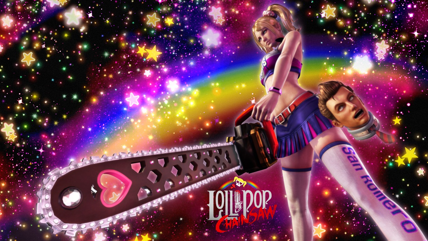 Lollipop Chainsaw HD tapety na plochu #15 - 1366x768
