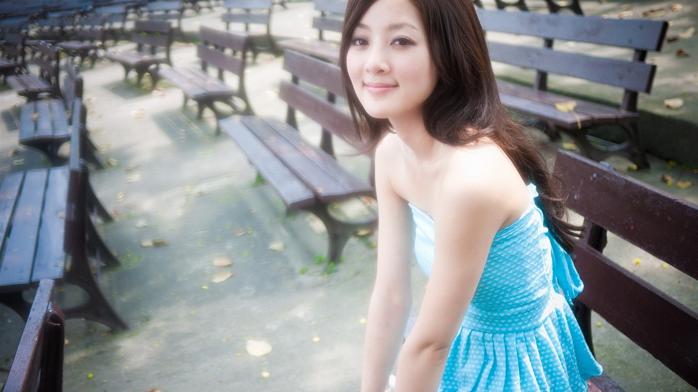 Tchaj-wan ovoce dívka krásné Tapety na plochu (10) #6 - 1366x768