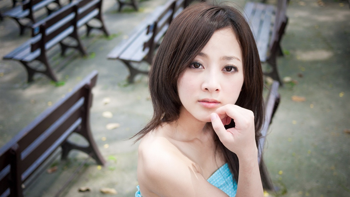 Taiwan fruit girl beautiful wallpapers (10) #8 - 1366x768