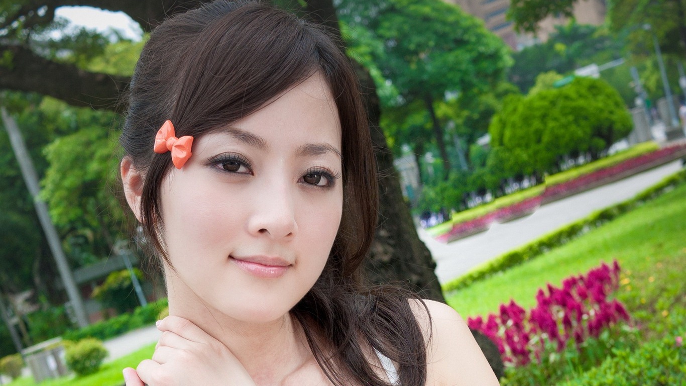 Taiwan fruit girl beautiful wallpapers (10) #9 - 1366x768