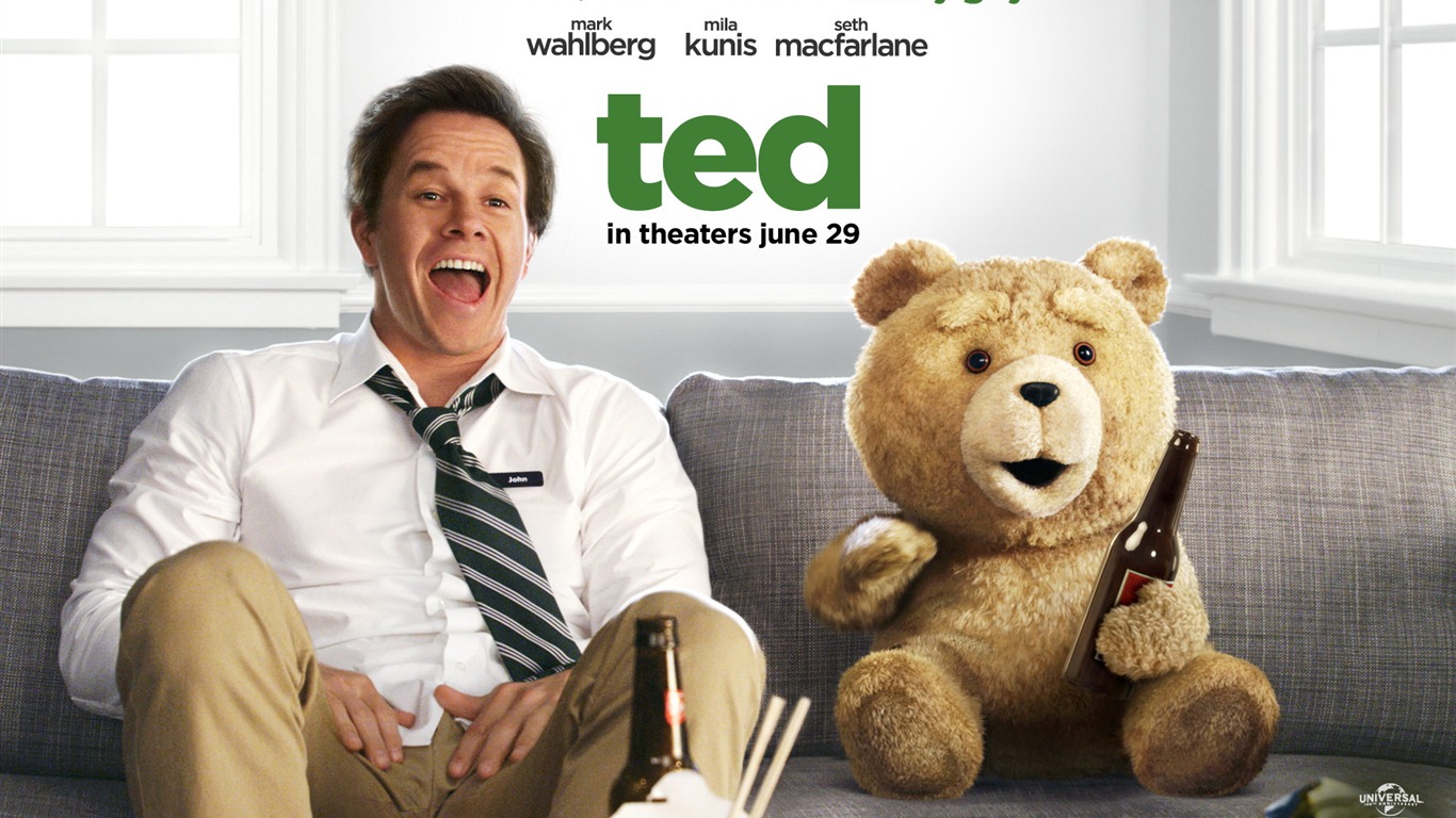 Ted 2012 泰迪熊2012 高清壁纸1 - 1366x768