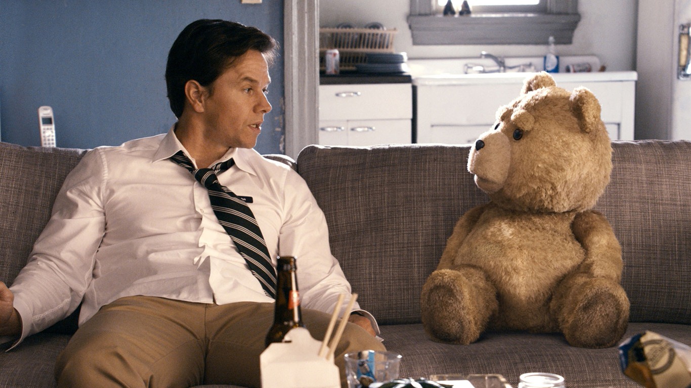 Ted 2012 泰迪熊2012 高清壁纸5 - 1366x768