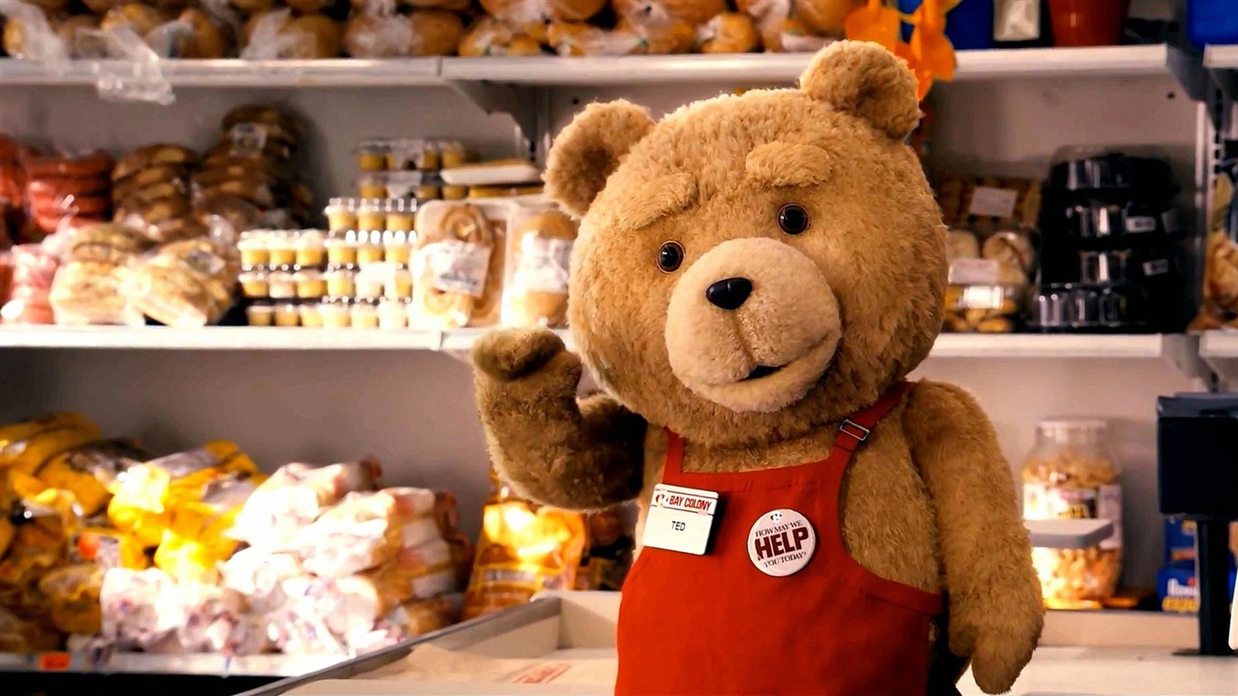 Ted 2012 泰迪熊2012 高清壁纸18 - 1366x768