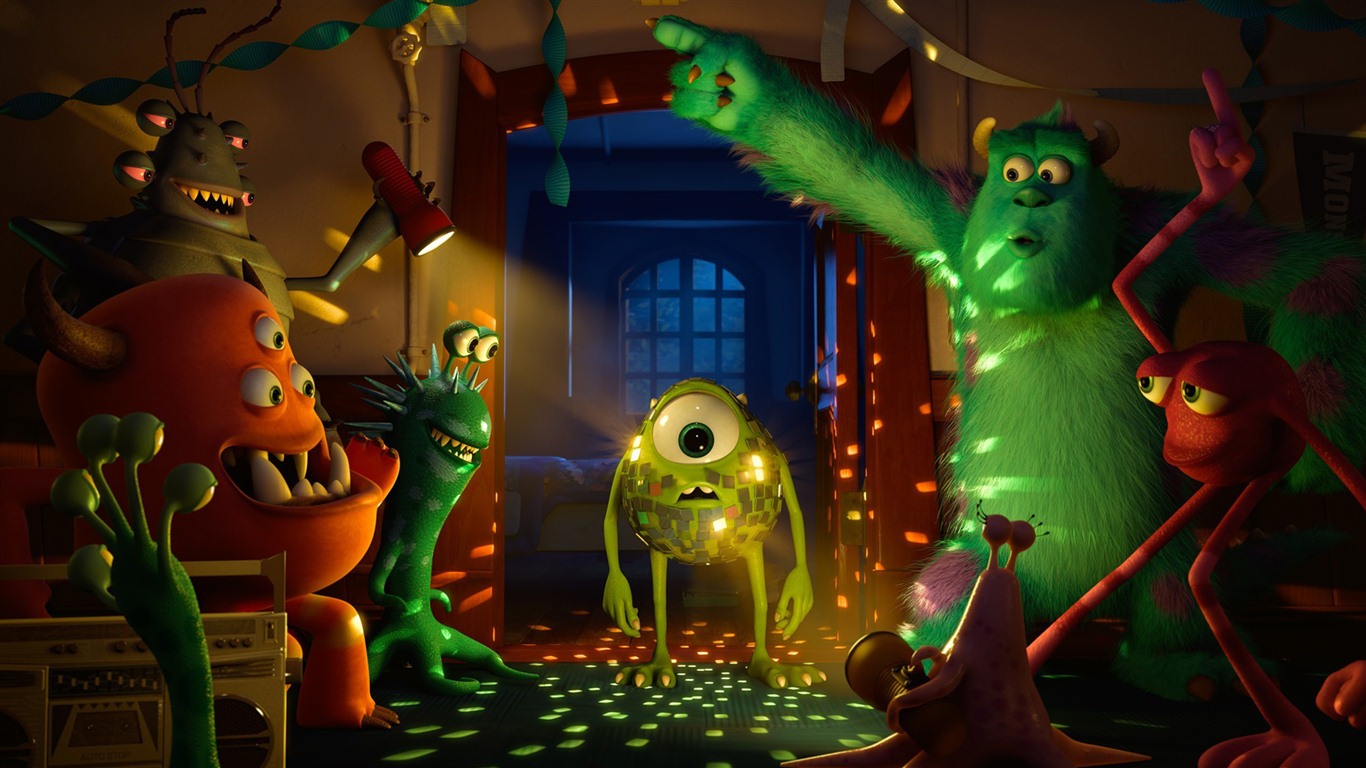 Monsters University 怪兽大学 高清壁纸12 - 1366x768