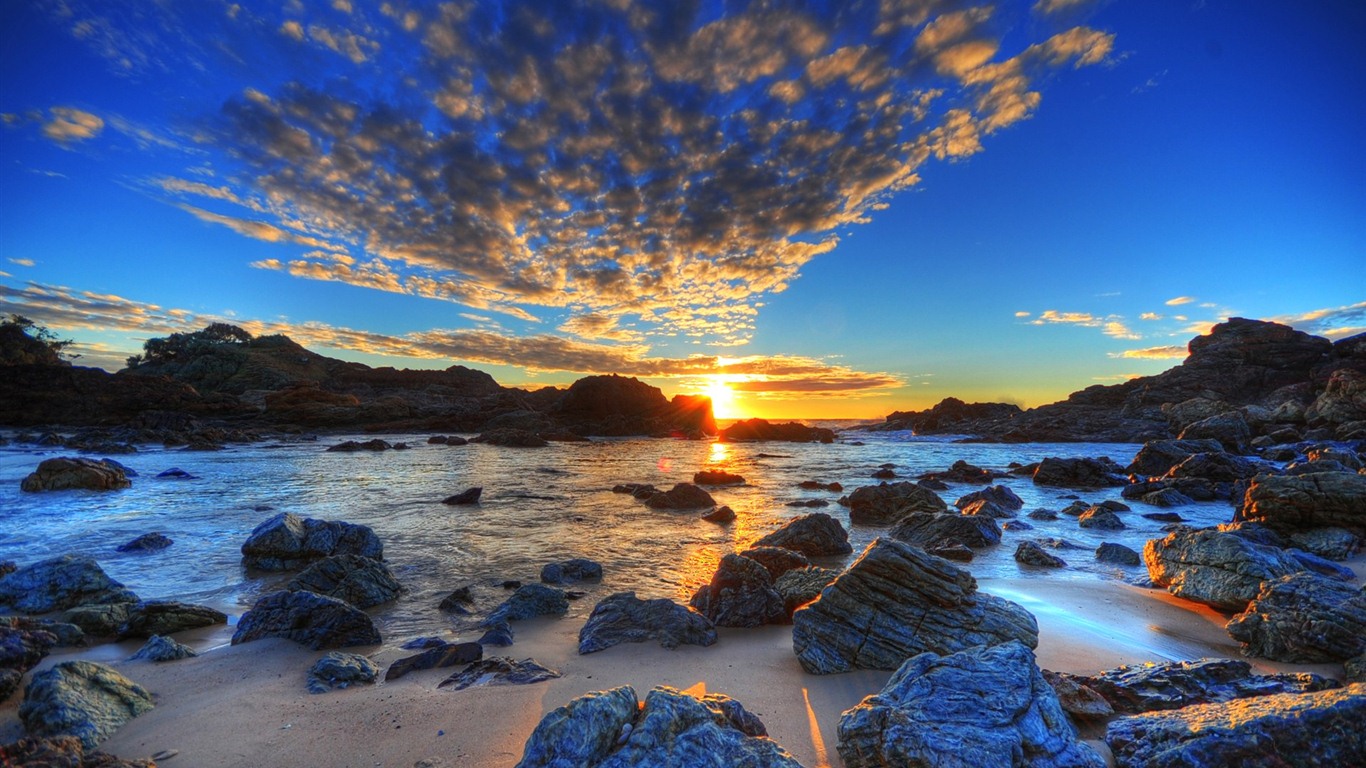 Beau paysage de fonds d'écran HD Australie #16 - 1366x768