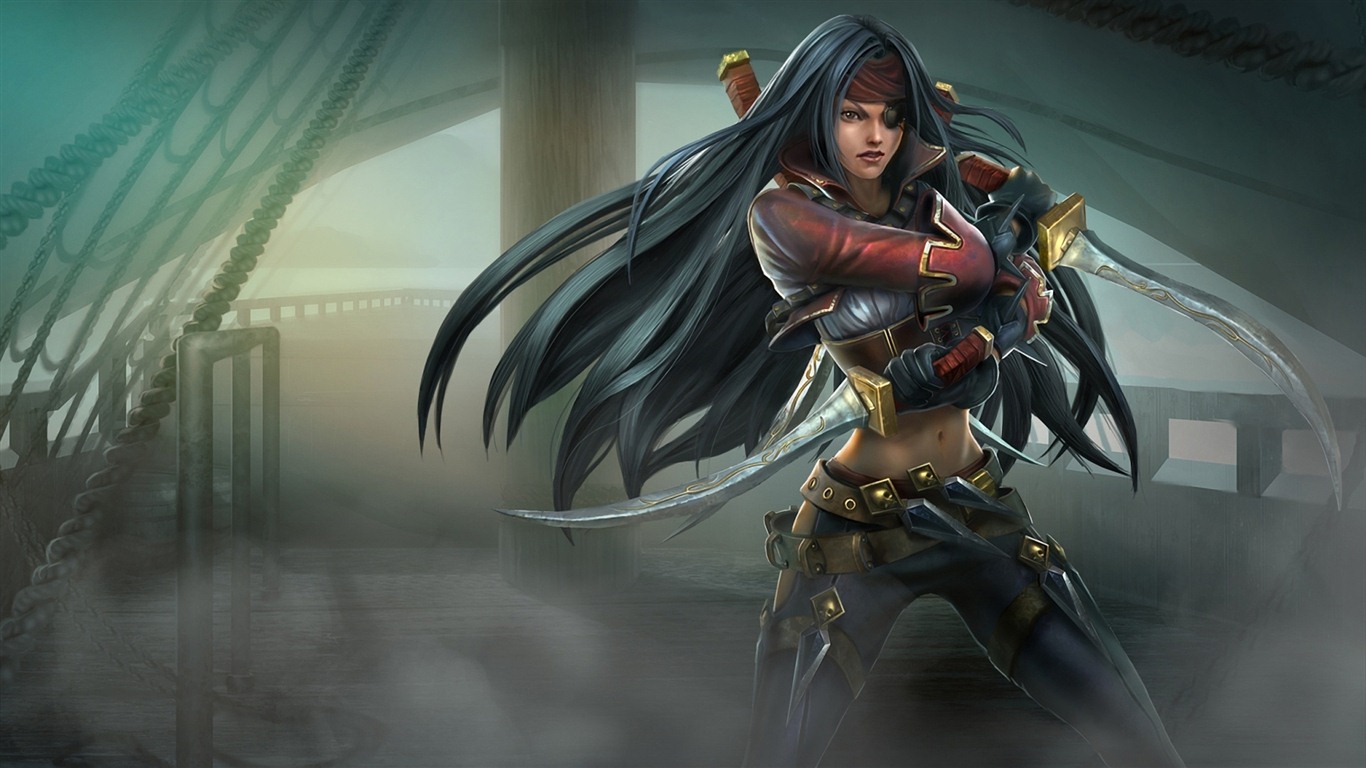 League of Legends beautiful girl wallpapers #7 - 1366x768
