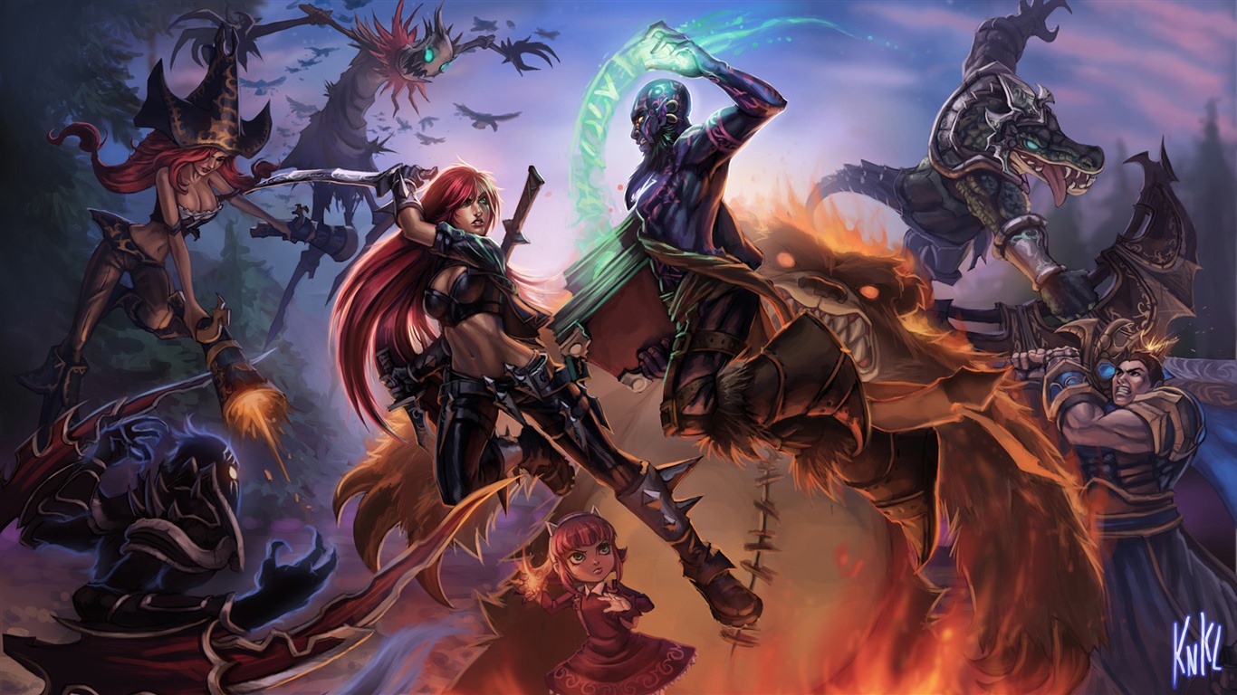 League of Legends 英雄聯盟美女壁紙 #26 - 1366x768