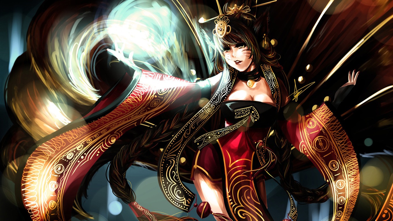 League of Legends krásné dívky tapety #33 - 1366x768