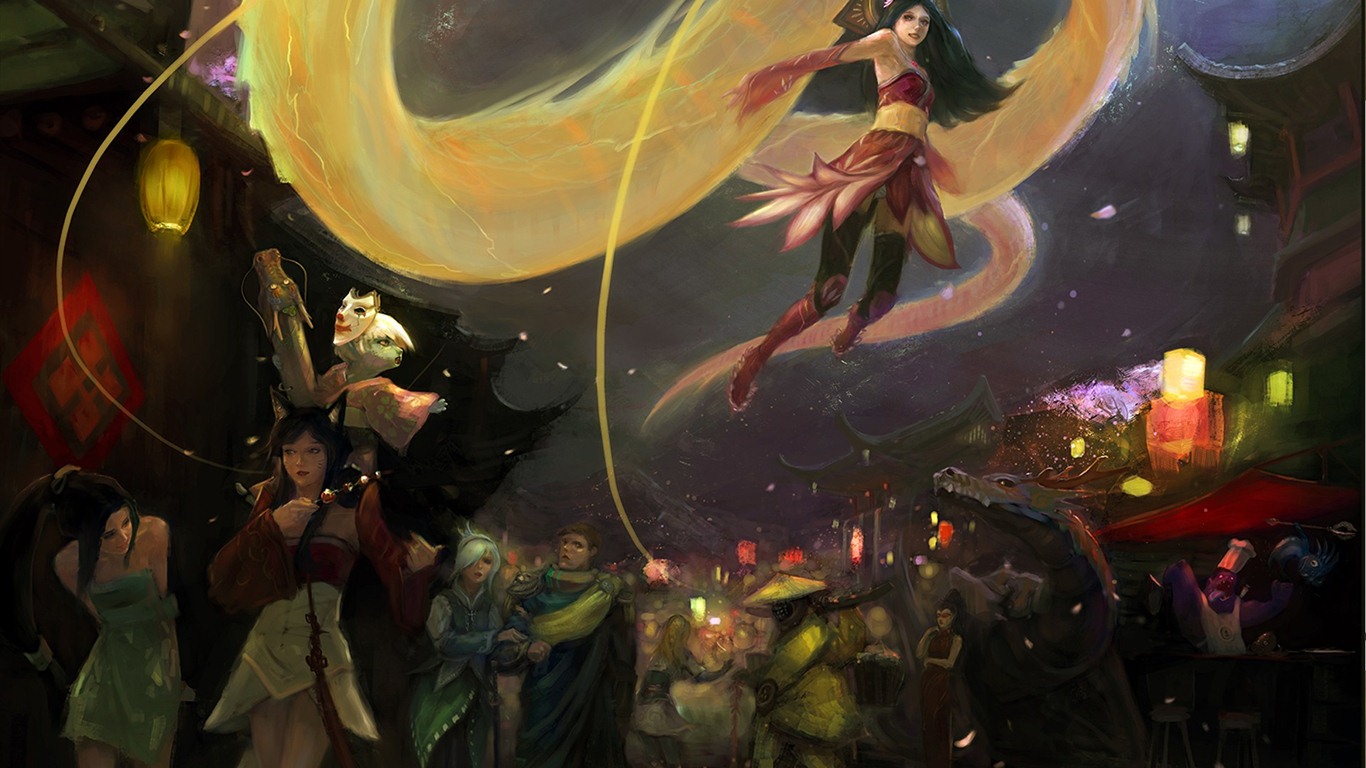 League of Legends 英雄聯盟美女壁紙 #37 - 1366x768