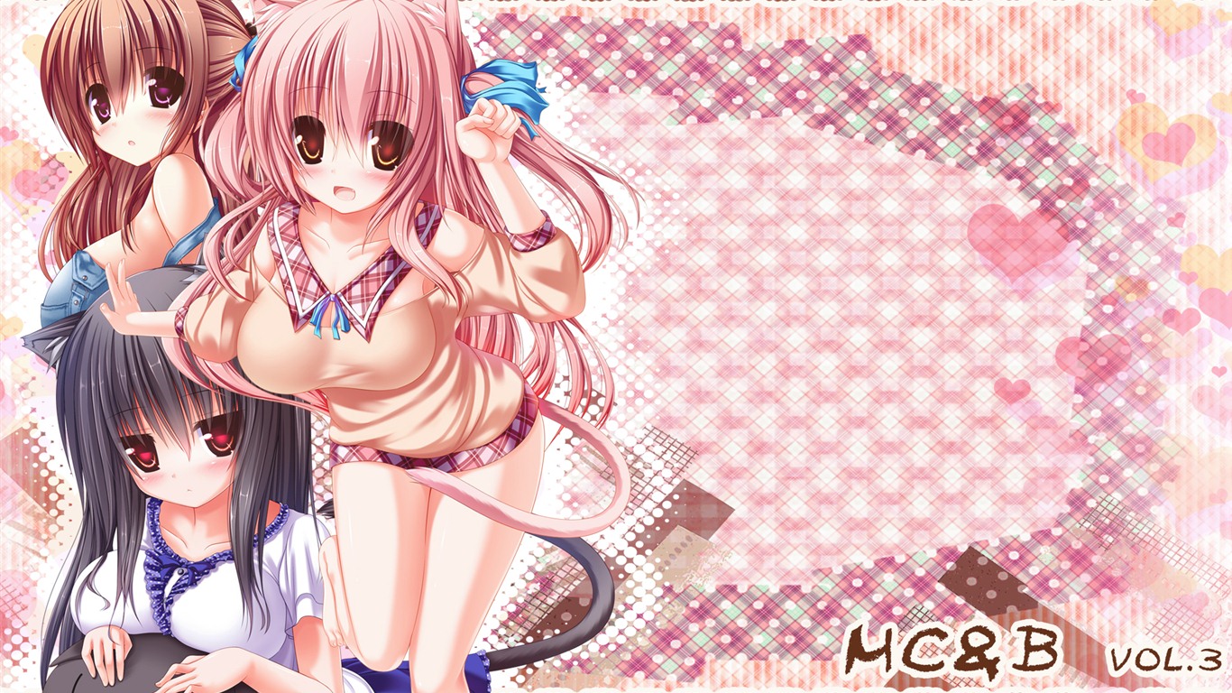 美麗的動漫女孩 高清壁紙(一) #6 - 1366x768
