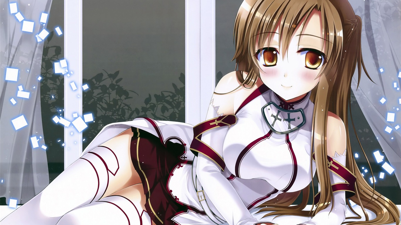 美麗的動漫女孩 高清壁紙(一) #12 - 1366x768